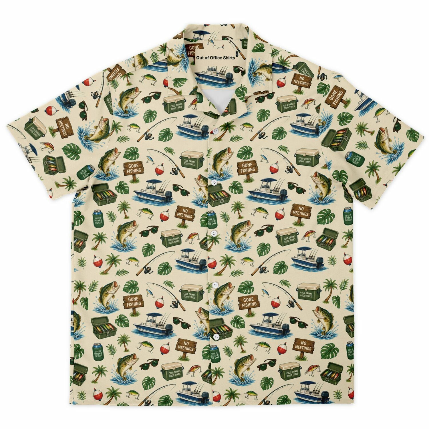 Retirement Uniform: Fish & Chill Shirt